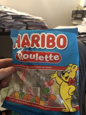 Haribo Roulette Fruit 20X250 GR - 5391347000026