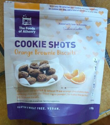Cookie Shots Orange Brownie Biscuits - 5391512393885