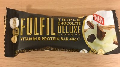 Ttiple chocolate deluxe flavour vitamin and protein bar - 5391532121796