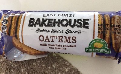 Bakehouse Oat'Ems milk chocolat enrobed oat biscuit - 5397139000229