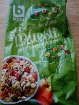 Muesli avec 40% fruits, noix et graines - 5400141022353