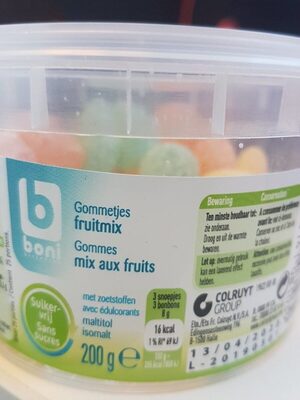 Gomme mix aux fruit - 5400141081039