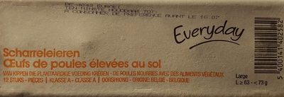Oeufs de poules élevées au sol - 5400141402582