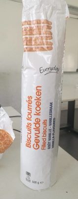 Biscuits fourrés vanille - 5400141427080