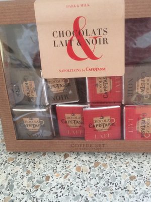 Coffee Set 36 Napolitains Chocolats Lait Et Noir - 5400219501407