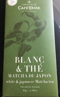 White Chocolate Bar With Japanese Matcha Tea - 5400219517408