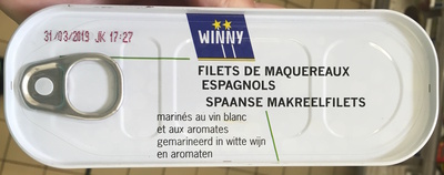 Filets de maquereaux espagnols marinés au vin blanc et aux aromates - 5400247060969