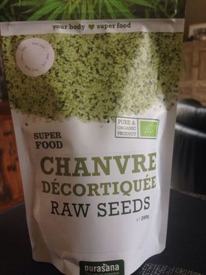Super Food Hulled Hemp Raw Seeds - 5400706613323