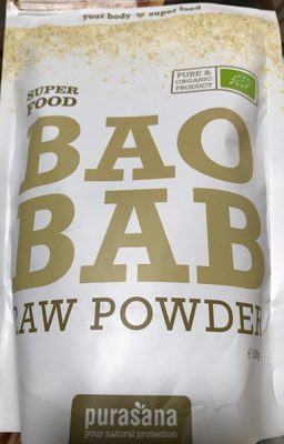 Baobab En Poudre Bio - 200 G - Purasana - 5400706613668