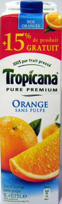 Orange sans pulpe 1,15 L Tropicana - 5410188020847
