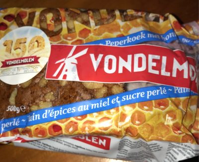 Vondelmolen, Peperkoek Met Honing En Parelsuiker 500gr - 5410383011015