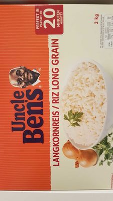 Uncle Ben's Long Grain Rice 2 kg (pack Of 6) - 5410673005007