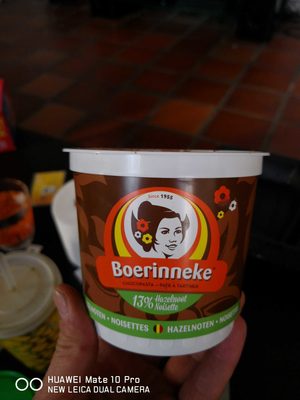 Chocopasta hazelnoten Boerinneke 400G - 5411146260398