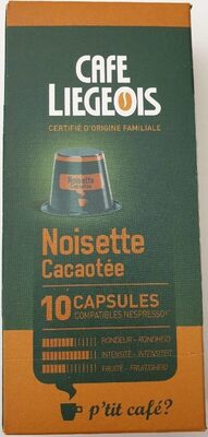 Café liégeois noisette - 5411651800119