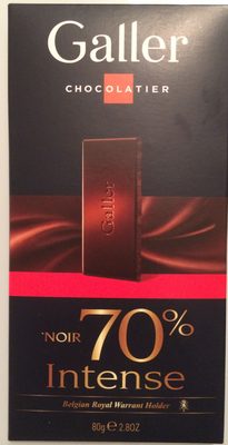 Tablette Galler Noire Intense 70% - 5412038129076