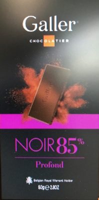 Tablette Galler Noir 85% Profond - 5412038129083