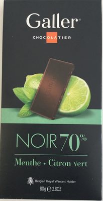 Chocolat Noir Menthe - Citron vert - 5412038129205