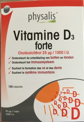 Vitamine D3 forte - 5412360005925
