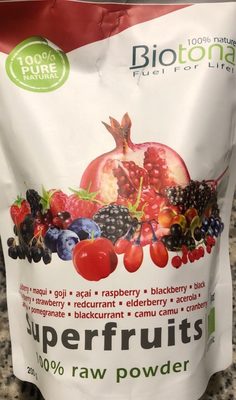 Mélange De Superfruits Bio En Poudre - 5412360007523