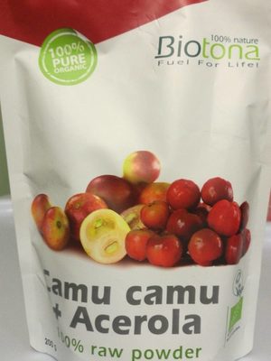 Mix Camu Camu Et Acerola En Poudre Bio - 200 G - Biotona - 5412360009527