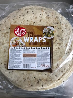 PQ 15 Tortillas Wraps MG 30CM Poco Loco - 5412514932886