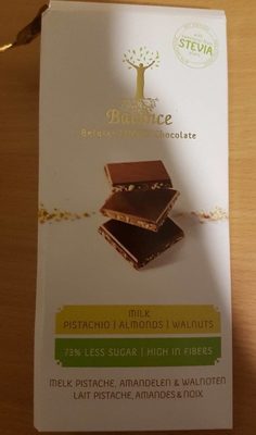 Chocolat lait pistache amandes - 5412860000192