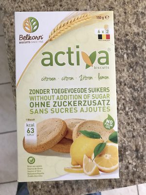 Activa Biscuits Lemon - 5412916950914