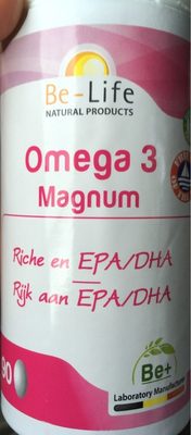 Omega 3 Magnum 1000 - 90 Capsules - Be-life - 5413134000559