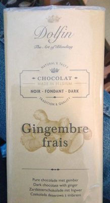 Chocolat Noir Au Gingembre Frais - 5413415236301