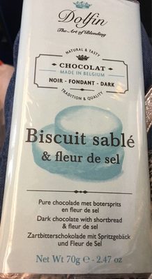 Chocolat noir, biscuit sablé et fleur de sel - 5413415914698
