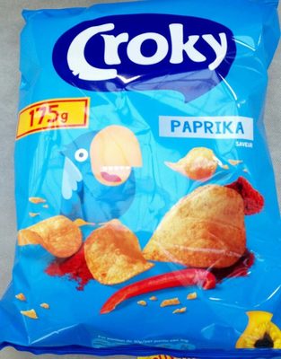 Croky Chips Paprika 175 Gram - 5414359921711
