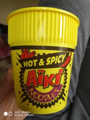 Aïki Noodles Cup Hot & Spicy - 5414972104829