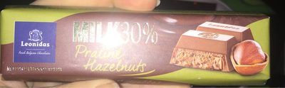 Barre de chocolat au lait praliné - 5420006317004