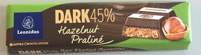 Chocolat noir 45% praliné - 5420006320899