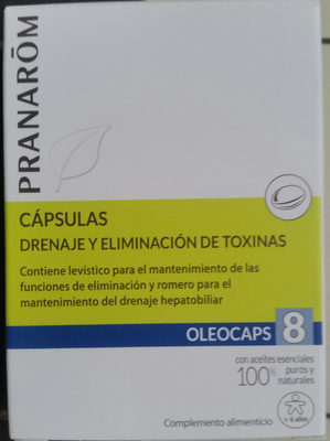 Oleocaps 8 Drainage Detox Caps - 5420008598210