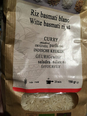 Riz Basmati Blanc (750 GR) - 5425006845083