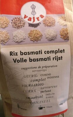 Riz basmati complet - 5425006845090