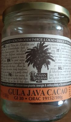 Sucre Gula Java Cacao - 390 GR - Amanprana - 5425013642859