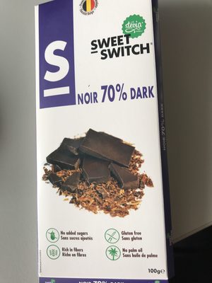 Sweet switch Schokolade 70% mit Stevia - 5425032430253