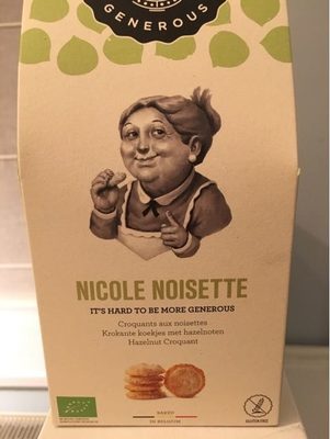 Biscuits Noisette Nicole Bio Et Sans Gluten - 5425032930043