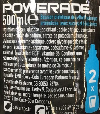 Powerade Ice Storm 50CL (X12) - 5449000085276