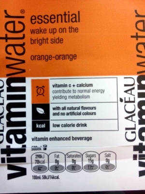 Vitamin Water Essential orange-orange - 5449000151759