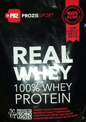 100% Real Whey Protein Stevia Dark Chocolate - 5600380890861