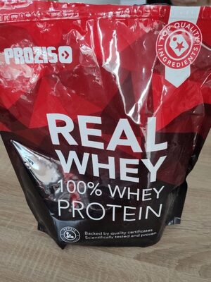 Real whey 100% whey protein - 5600380896382