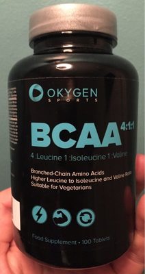 Acides Aminés Okygen Bcaa 4:1:1 (100 Comprimés) - 5600397304924