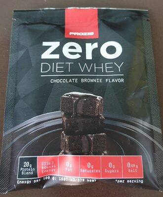 Zero diet whey chocolate brownie - 5600499530313
