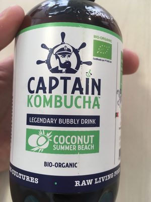 Kombucha Coconut Summer Beach 400ML Bio - Captain Kombucha - 5600787049084