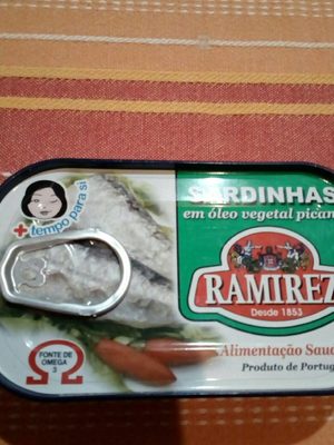 125G Sardine Huile Vegetale Piquante Ramiez - 5601010111226
