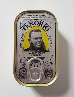 Tenorio tuna fillets in olive oil with azores lemon and piri-piri - 5601029003208