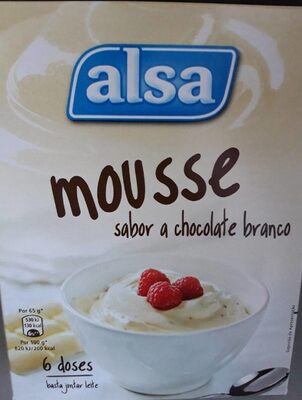 Mousse Chocolate Branco Alsa - 5601038240083